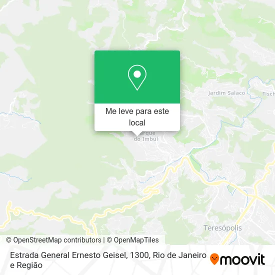 Estrada General Ernesto Geisel, 1300 mapa