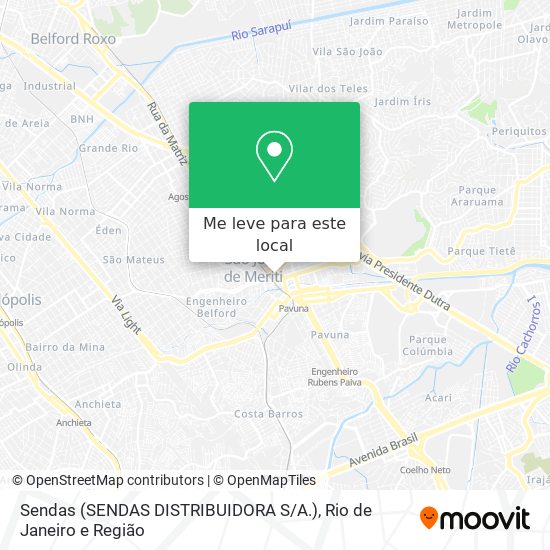 Sendas (SENDAS DISTRIBUIDORA S / A.) mapa