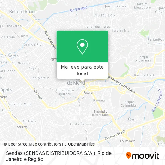 Sendas (SENDAS DISTRIBUIDORA S / A.) mapa