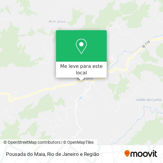 Pousada do Maia mapa