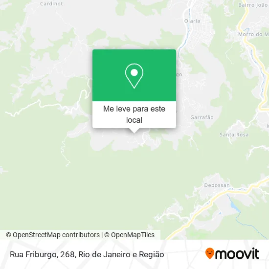 Rua Friburgo, 268 mapa