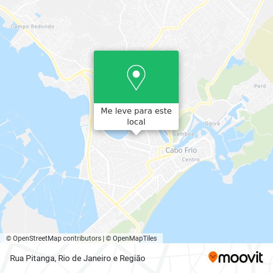 Rua Pitanga mapa