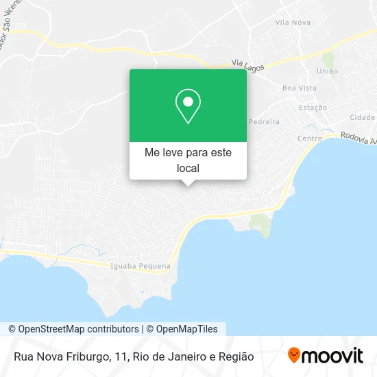 Rua Nova Friburgo, 11 mapa