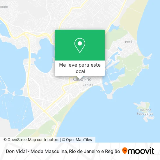 Don Vidal - Moda Masculina mapa