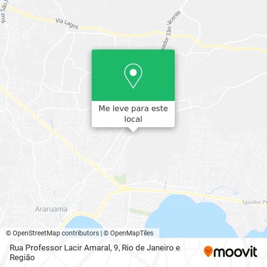 Rua Professor Lacir Amaral, 9 mapa