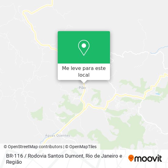 BR-116 / Rodovia Santos Dumont mapa