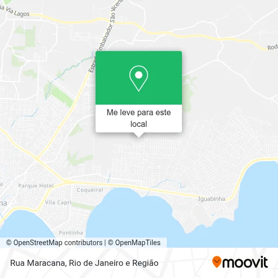 Rua Maracana mapa