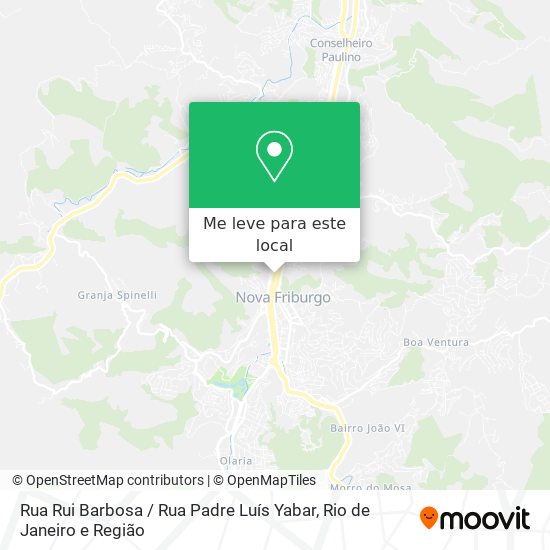 Rua Rui Barbosa / Rua Padre Luís Yabar mapa