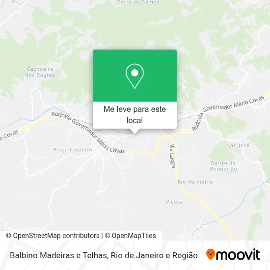 Balbino Madeiras e Telhas mapa