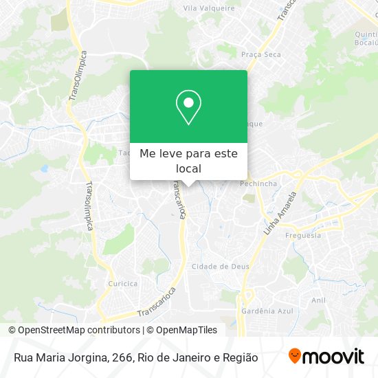Rua Maria Jorgina, 266 mapa