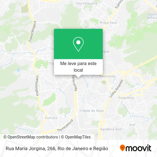 Rua Maria Jorgina, 266 mapa