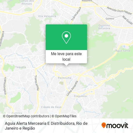 Aguia Alerta Mercearia E Distribuidora mapa