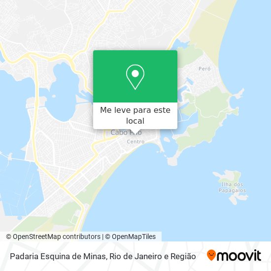 Padaria Esquina de Minas mapa
