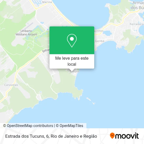 Estrada dos Tucuns, 6 mapa