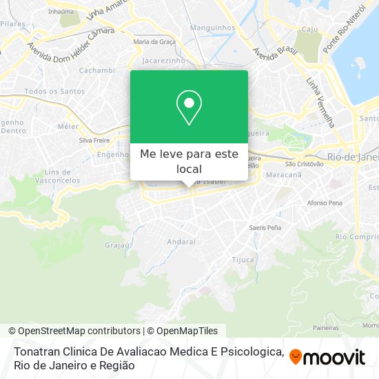 Tonatran Clinica De Avaliacao Medica E Psicologica mapa