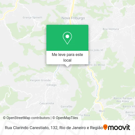 Rua Clarindo Carestiato, 132 mapa