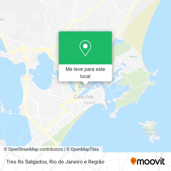 Tres Rs Salgados mapa