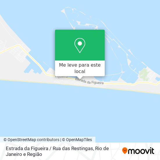 Estrada da Figueira / Rua das Restingas mapa