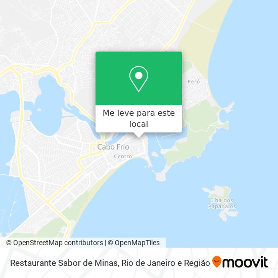 Restaurante Sabor de Minas mapa