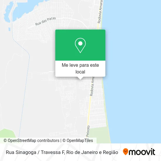 Rua Sinagoga / Travessa F mapa