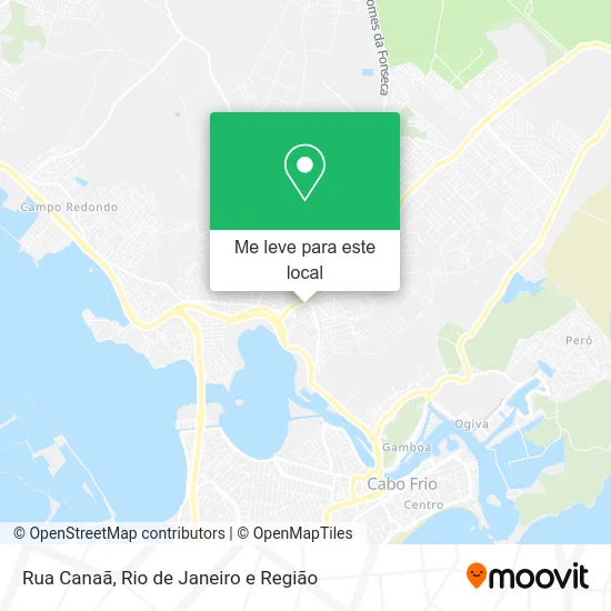 Rua Canaã mapa
