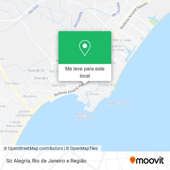 Só Alegria mapa