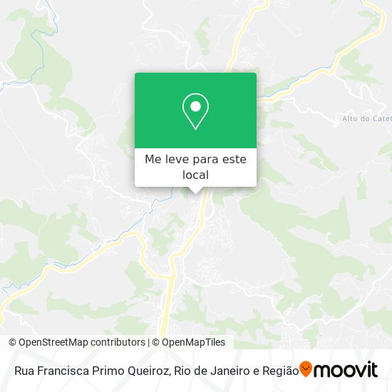 Rua Francisca Primo Queiroz mapa