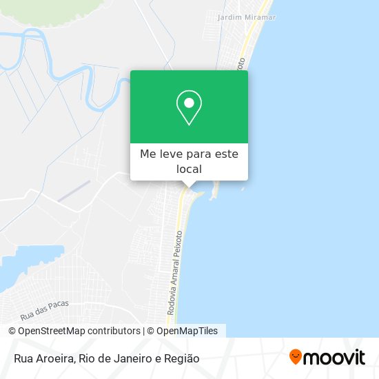 Rua Aroeira mapa