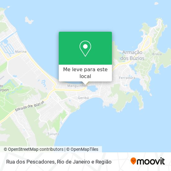 Rua dos Pescadores mapa