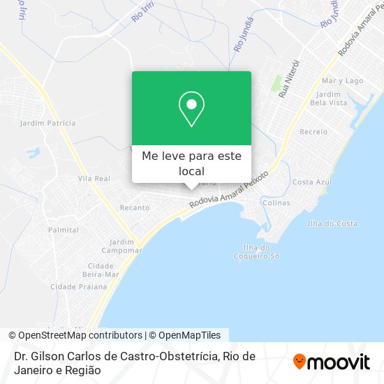 Dr. Gilson Carlos de Castro-Obstetrícia mapa