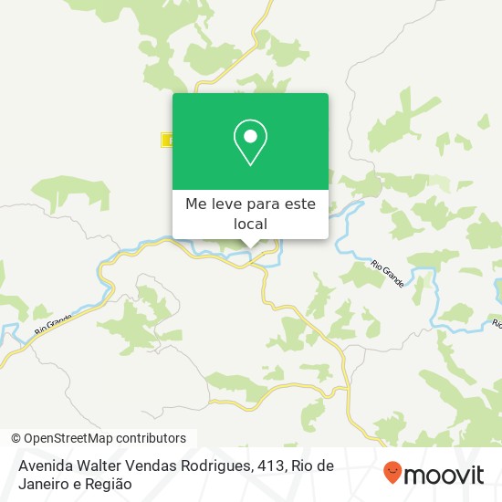 Avenida Walter Vendas Rodrigues, 413 mapa