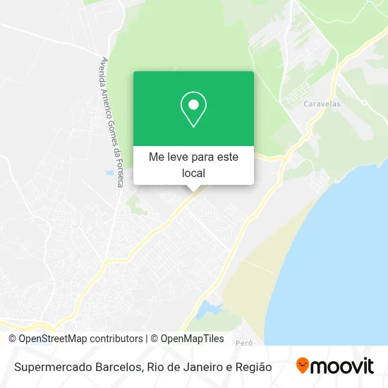 Supermercado Barcelos mapa