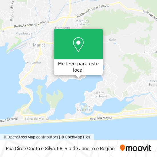 Rua Circe Costa e Silva, 68 mapa