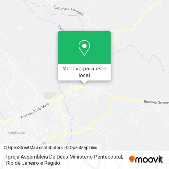 Igreja Assembleia De Deus Ministerio Pentecostal mapa