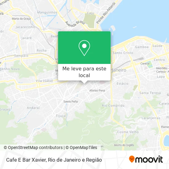 Cafe E Bar Xavier mapa