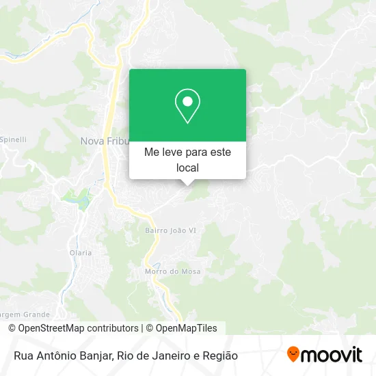 Rua Antônio Banjar mapa