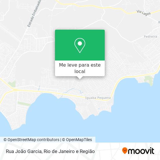 Rua João Garcia mapa
