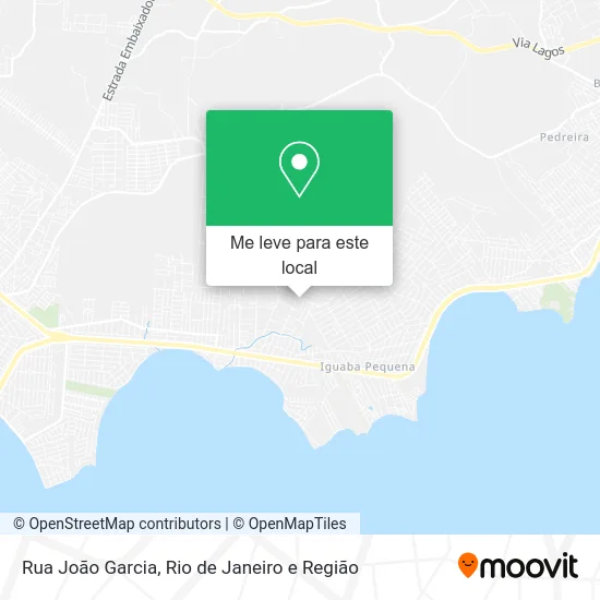 Rua João Garcia mapa