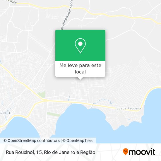 Rua Rouxinol, 15 mapa