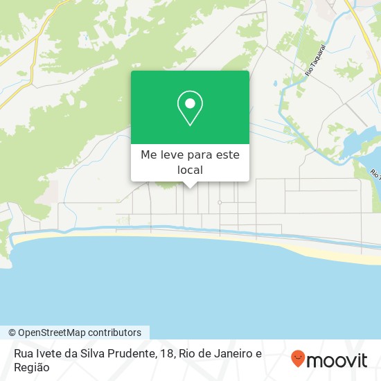 Rua Ivete da Silva Prudente, 18 mapa