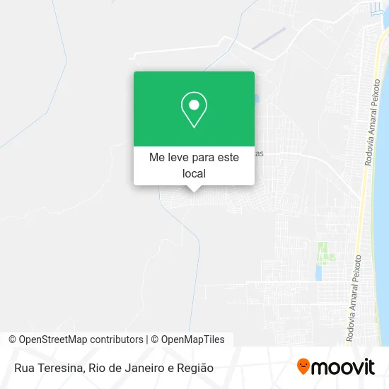 Rua Teresina mapa