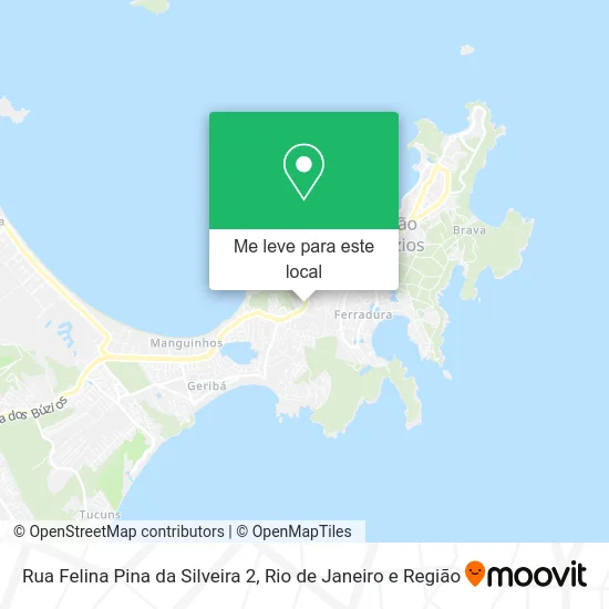 Rua Felina Pina da Silveira 2 mapa