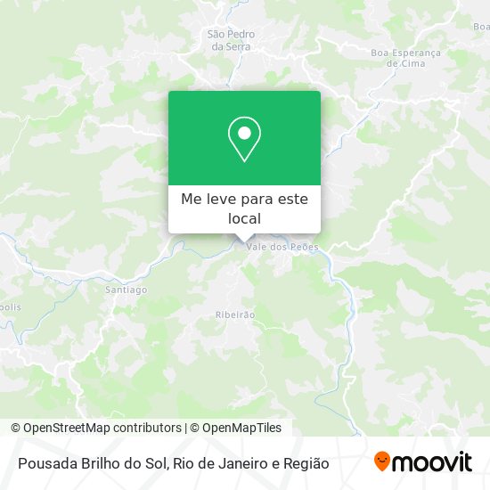 Pousada Brilho do Sol mapa