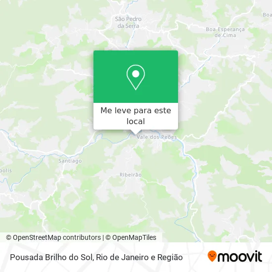 Pousada Brilho do Sol mapa