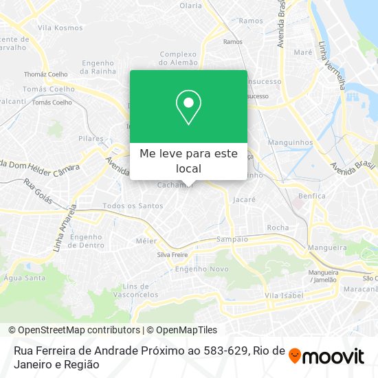 Rua Ferreira de Andrade Próximo ao 583-629 mapa