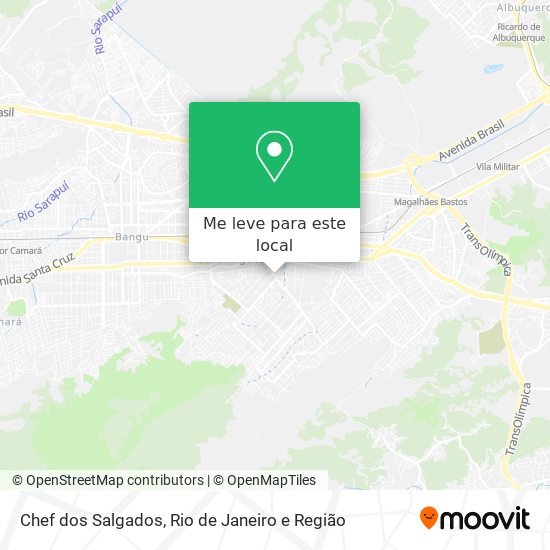 Chef dos Salgados mapa