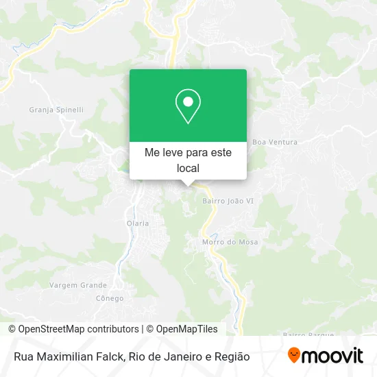 Rua Maximilian Falck mapa