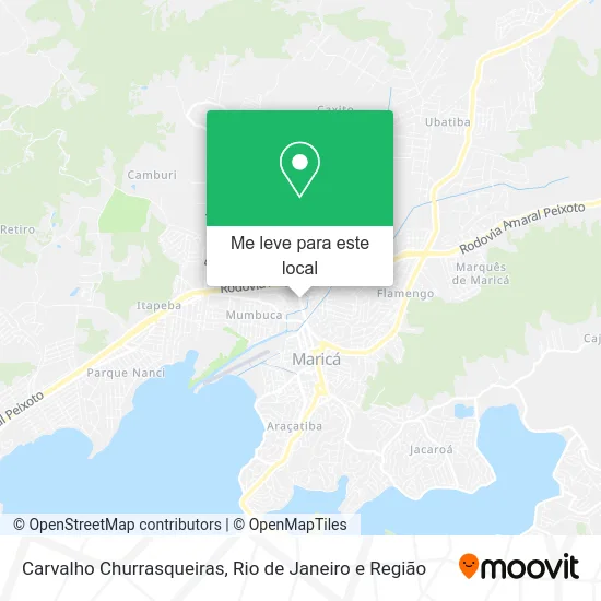 Carvalho Churrasqueiras mapa
