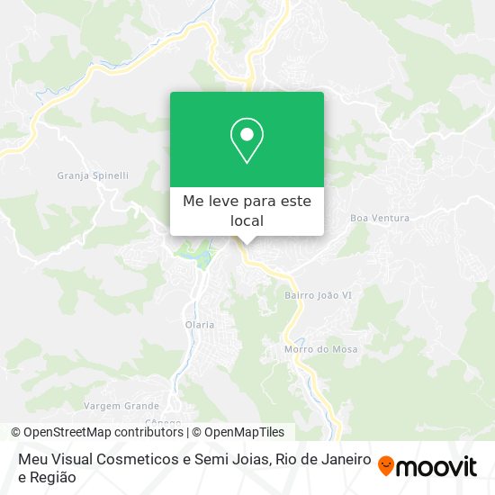 Meu Visual Cosmeticos e Semi Joias mapa
