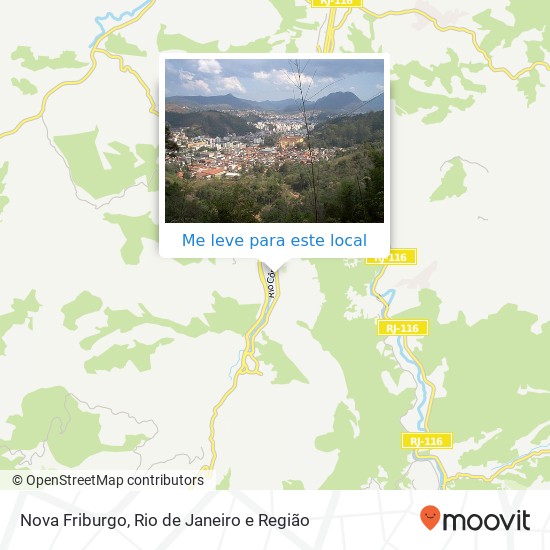 Nova Friburgo mapa